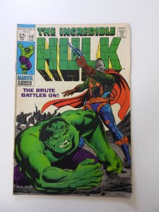 The Incredible Hulk #112 (1969) FN condition