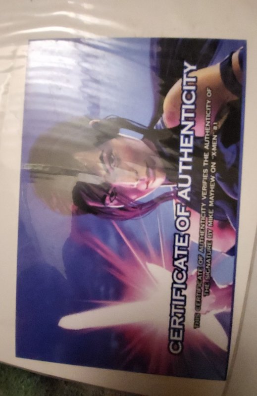 X-Men #1 variant edition signed