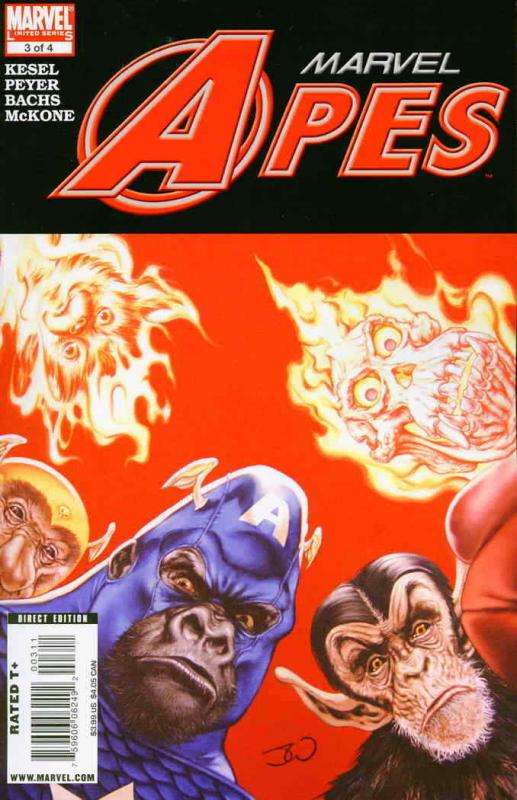 Marvel Apes #3 VF/NM; Marvel | save on shipping - details inside