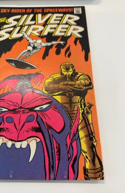 The Silver Surfer #6 (1969)worlds without end small chip back cover