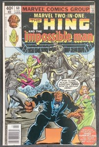 Marvel Two-In-One #60 Newsstand Edition (1980, Marvel) With Impossible Man. NM
