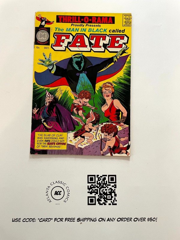 Thrill-O-Rama Man In Black Called Fate # 1 VF Harvey Silver Age Comic 16 J884