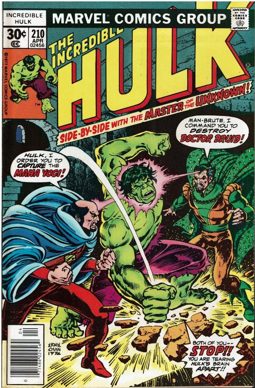 Incredible Hulk #210, 8.0 or better