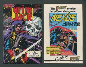 Grim Jack  #1  - #12 (Complete Set of 12 Issues) / VFN  1984