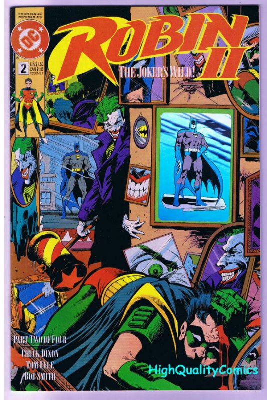 ROBIN #2, NM+, Joker 's Wild, Chuck Dixon, 1991, more DC in store Ha Ha Ha