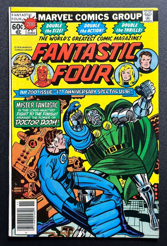 Fantastic Four #200 Newstand (1978) VF/NM DR DOOM Cover