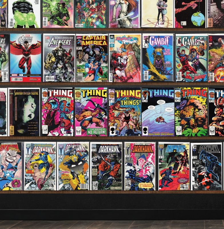 Huge Lot 140+ Comics with Darkhawk, Sandman Mystery Theatre & More!