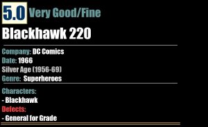 Blackhawk 220 (1966) VG/FN Silver Age DC Comics