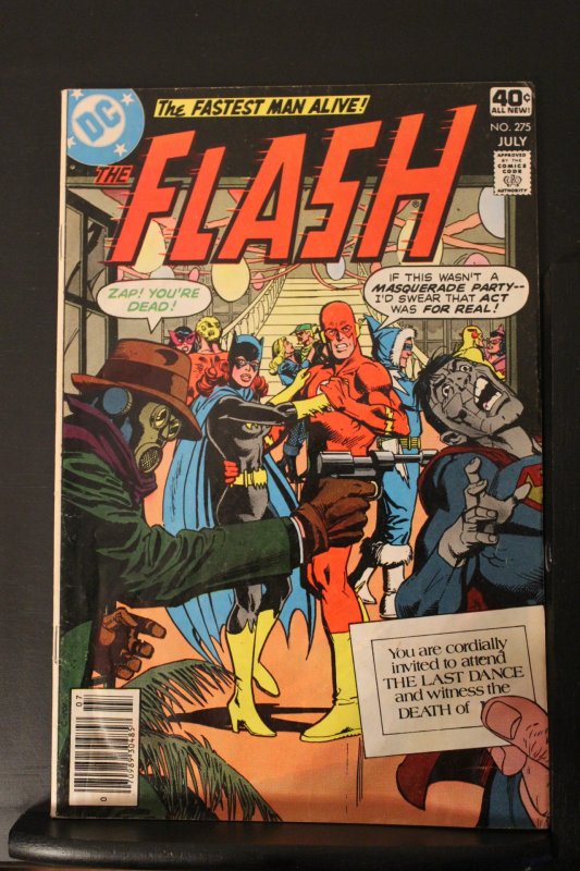 The Flash #275 (1979) High-Grade VF/NM Costume party Batgirl cover key wow!