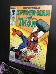 Marvel Team-Up #148 (1984) high-grade Thor and Spider-Man! VF/NM Wow!