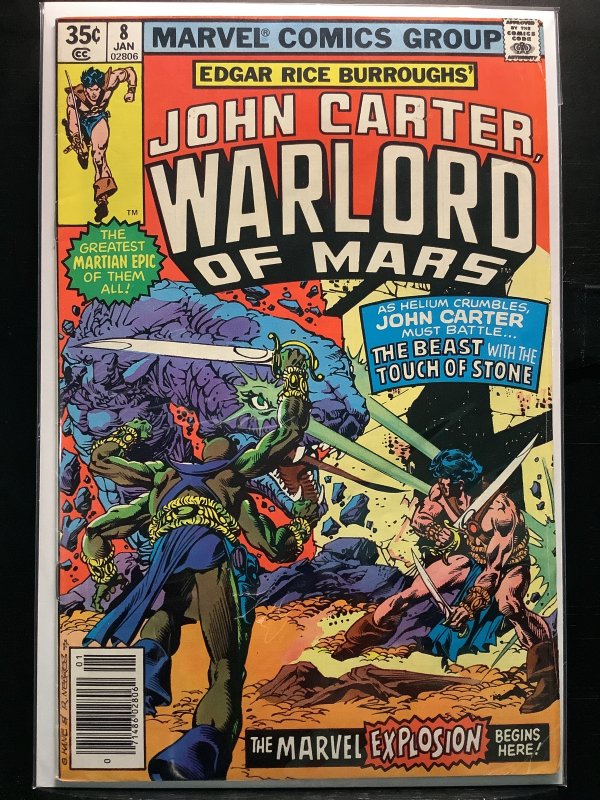 John Carter Warlord of Mars #8  (1978)