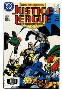 Justice League International #13-1988-JLA vs Suicide Squad-Booster Gold