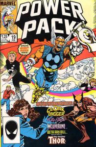 Power Pack #19 VF ; Marvel | Betay Ray Bill Wolverine