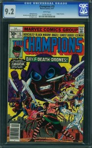 Champions #15 (1977) CGC 9.2 NM-