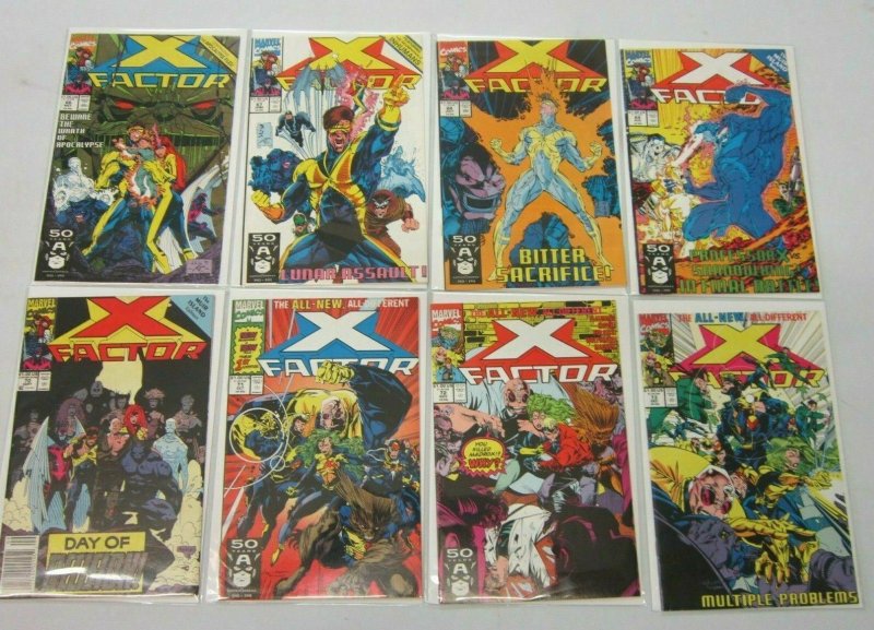 X-Factor (1st series) comic lot from:#50-75 26 diff avg 7.0  (1990-94)