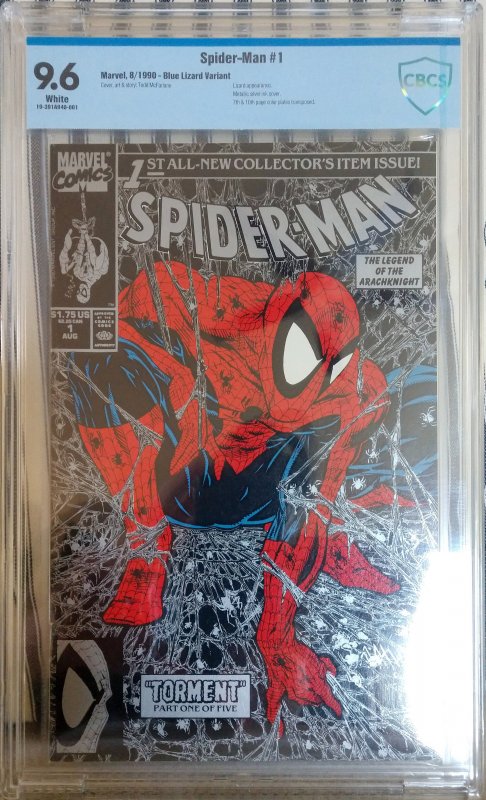 Spider-Man #1 Todd Mcfarlane Blue Lizard Variant