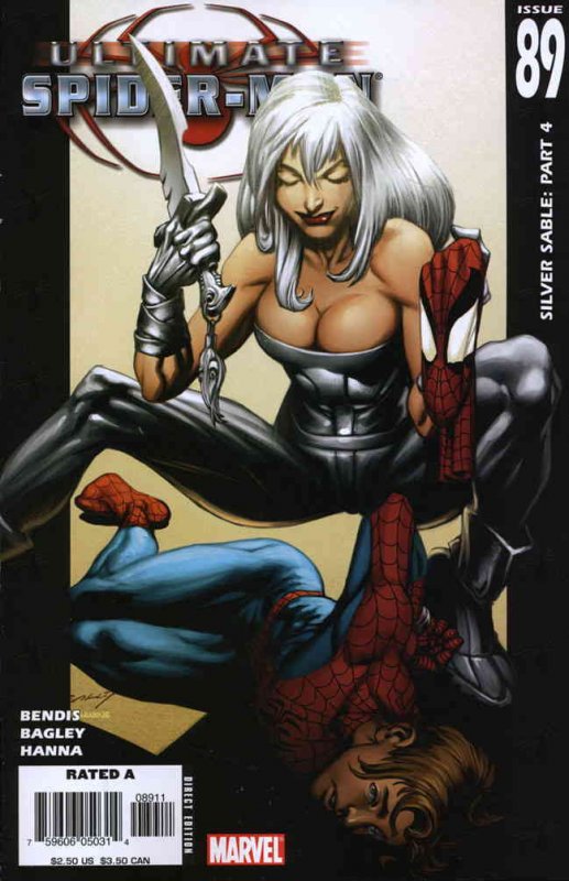 silver sable and spiderman