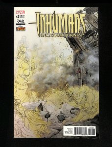 Inhumans: Once and Future Kings #2 Stan Lee Box Partial Sketch Variant