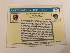 THE THING VS. THE HULK #88: 1990 Marvel Universe Series 1 card, NM/M