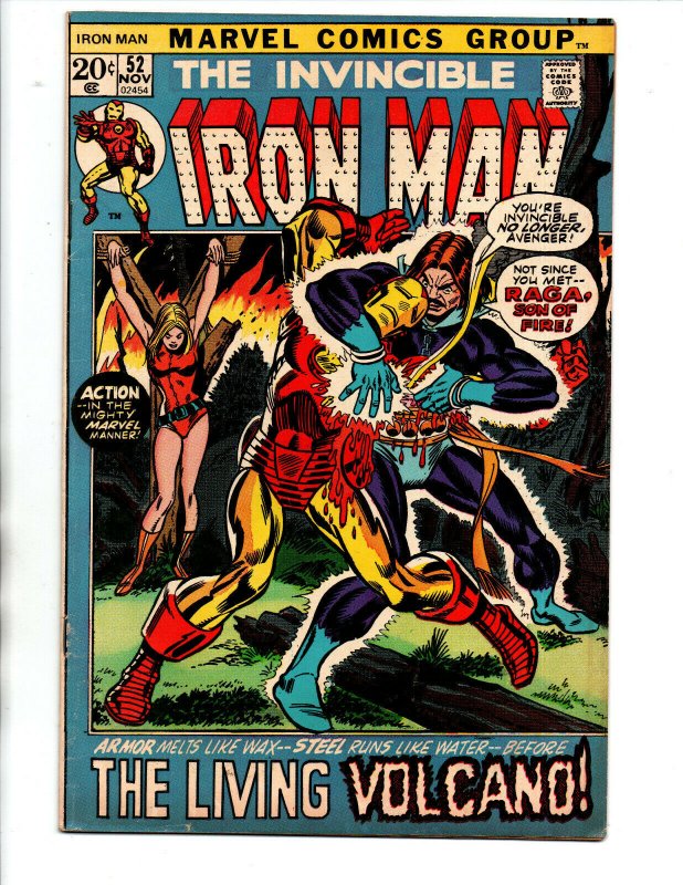 Invincible Iron Man #52 - 1972 - Fine/Very Fine