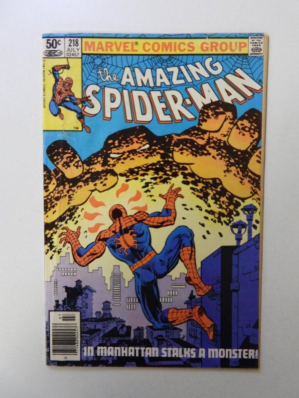 The Amazing Spider-Man #218 (1981) VG condition