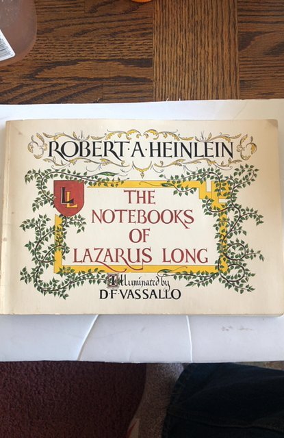 Heinlein’s notebooks of Lazarus long 1973 rarity/C all my Eclectic library