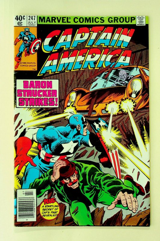 Captain America #247 - (Jul 1980, Marvel) - Very Good 