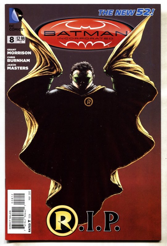 Batman Incorporated #8 2nd print Death of Damian Wayne  DC comic book NM-