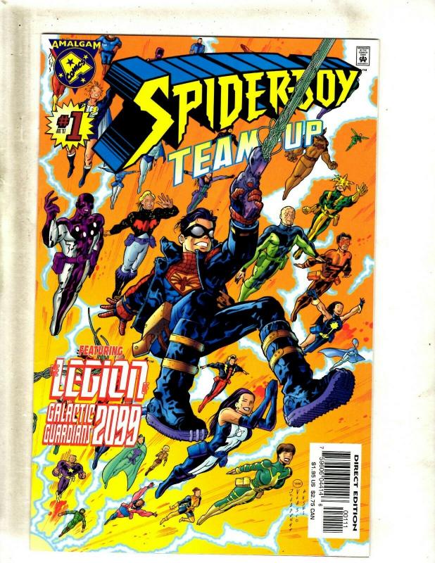 5 Comics Spider-Boy 1, Thorion 1, Super Soldier 1, Amazon 1, Assassins 1 JF12