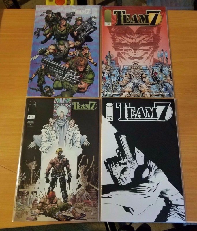 Team 7 1-4 Complete Set Run! ~ NEAR MINT NM ~ 1994 Image Comics