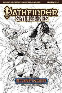 Pathfinder Spiral of Bones #4 2018 Santucci 1:20 Cover E Variant Dynamite H25