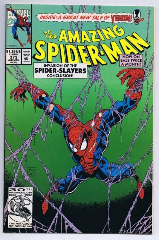 Amazing Spider-Man #373 ORIGINAL Vintage 1993 Marvel Comics 