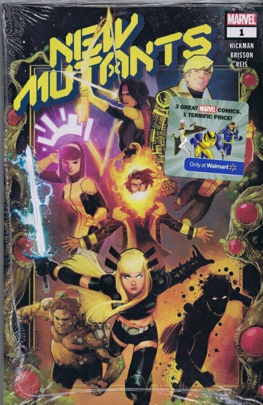 New Mutants #1 Variant Walmart Exclusive 3 Pack 2020 Marvel Comics  