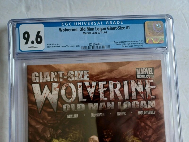 Wolverine Old Man Logan Giant Size #1 - 2009 - CGC 9.6