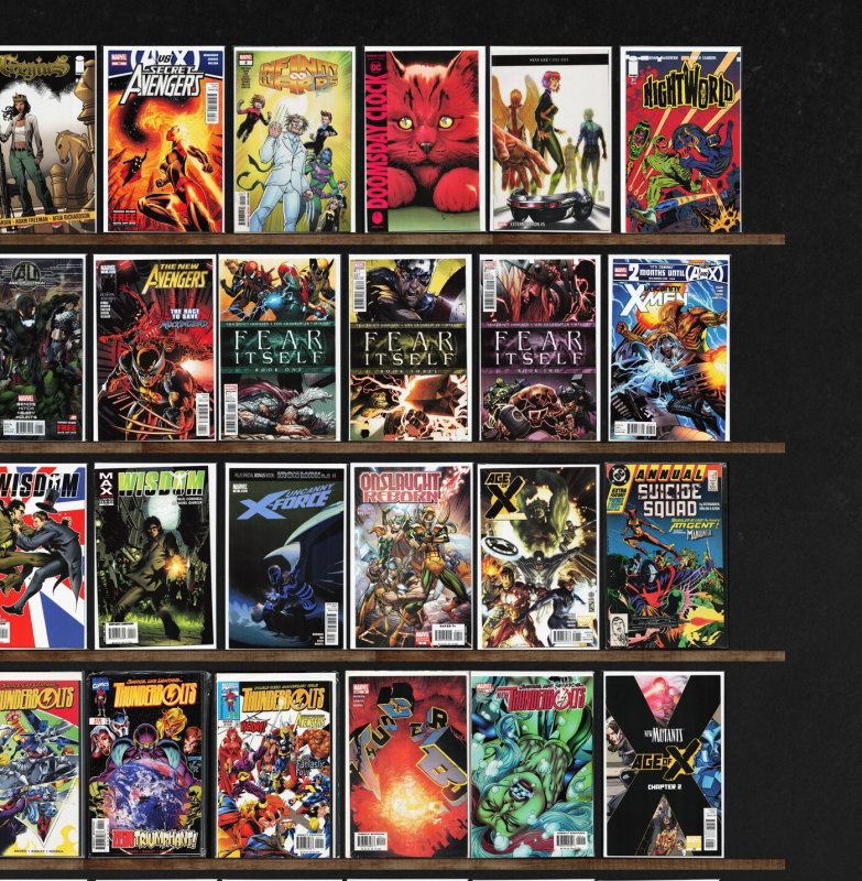 Huge Lot 150+ Comics with New Avengers, Ghost Rider, Uncanny X-Men & More!