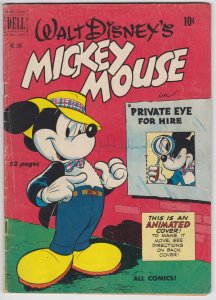 Four Color #296 (1950) 3.5 VG- Dell Mickey Mouse