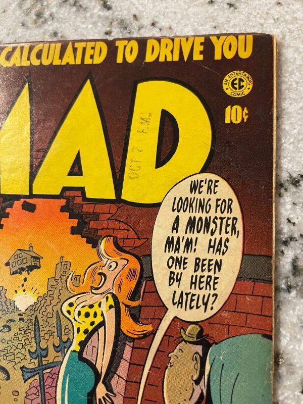 MAD # 8 VG/FN Golden Age EC Comic Book Magazine Kurtz Pre-Code 4 J877