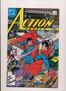 SET of 5-DC ACTION COMICS #590-#594  FINE/VERY FINE(SRU131)