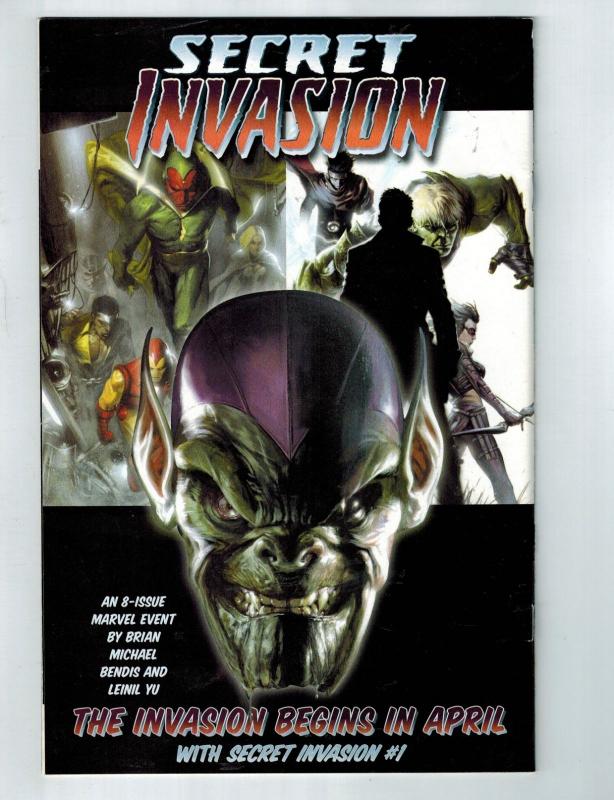 Secret Invasion Saga Marvel Comic Books Avengers Iron Man Wolverine!! S95