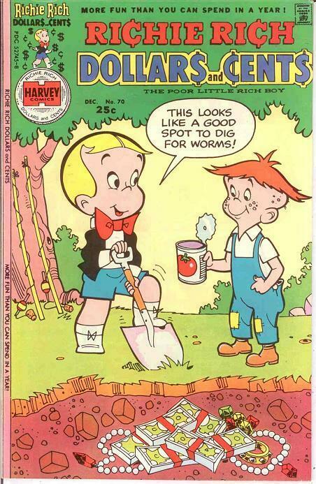 RICHIE RICH DOLLARS & CENTS (1963-1982) 70 VF-NM COMICS BOOK