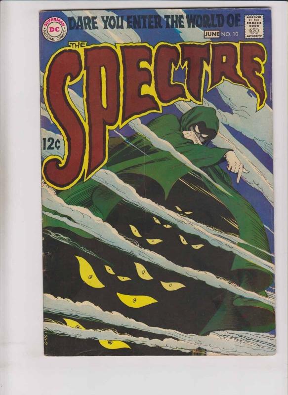 the Spectre #10 FN june 1969 - last issue- silver age - dc comics - horror