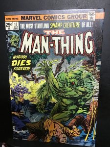 Man-Thing #10 (1974)   Hi grade 10 key issue! Oregon CERT VF/NM Wow