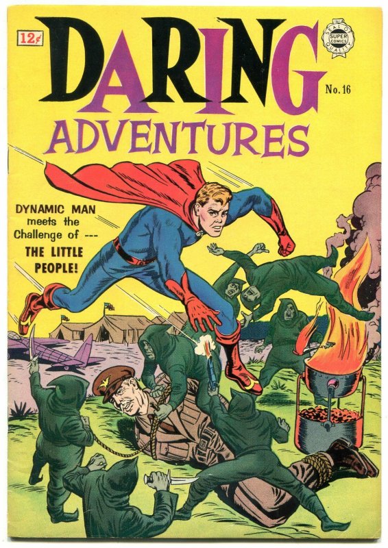 Darling Adventures #16 1964- Dynamic Man- Golden Age reprints VF