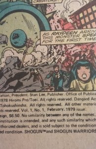 Shogun Warriors #1 (1979)