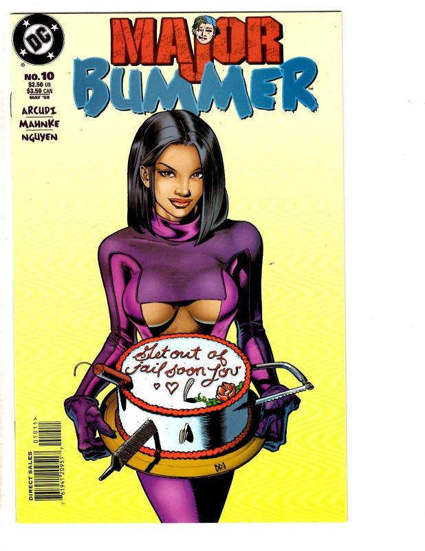 Lot Of 6 Major Bummer DC Comic Books # 1 2 3 4 6 10 Arcudi CR23