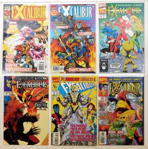 Excalibur Lot 6 #103, 113, 42, 78, 95, Presents 36 1989 Marvel Comics