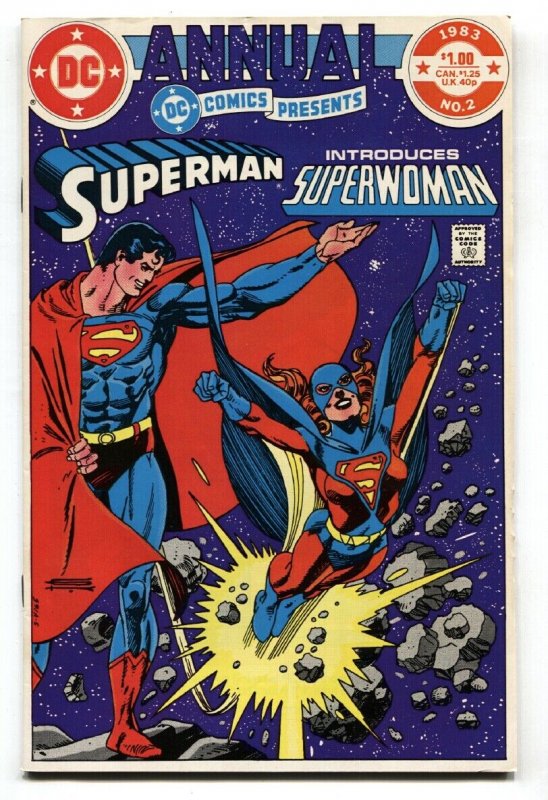 DC Comics Presents Annual #2 comic book 1983-First Superwoman Kristin Wells