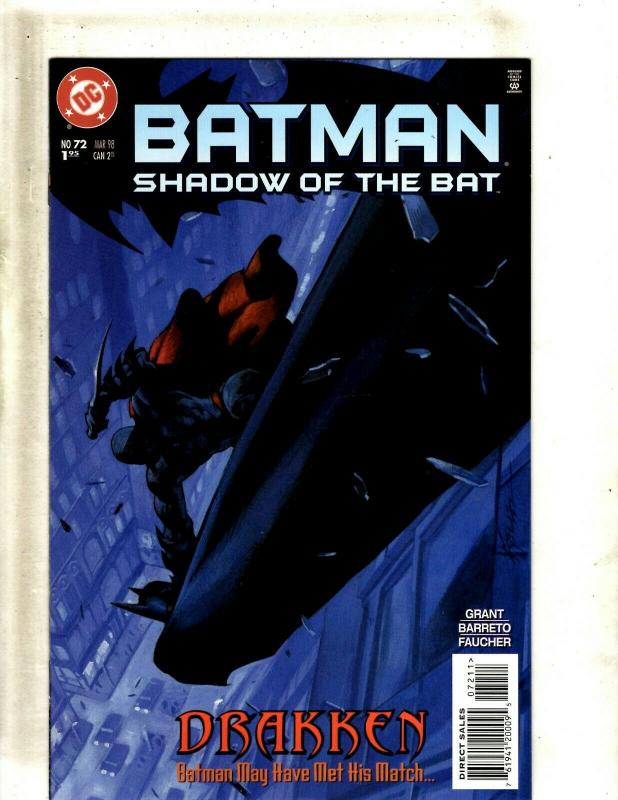 Lot of 10 Batman Shadow of the Bat DC Comics #72 73 74 75 76 77 78 79 81 82 SM15