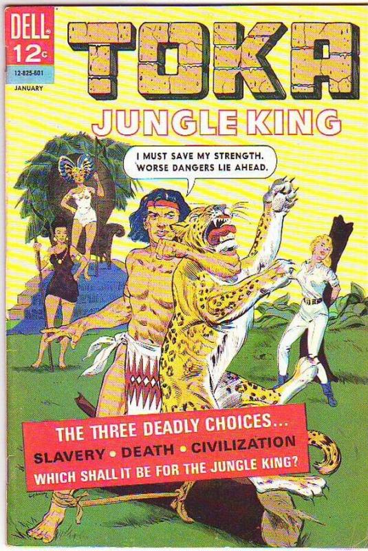 Toka Jungle King #6 (Jan-66) FN- Mid-Grade Toka