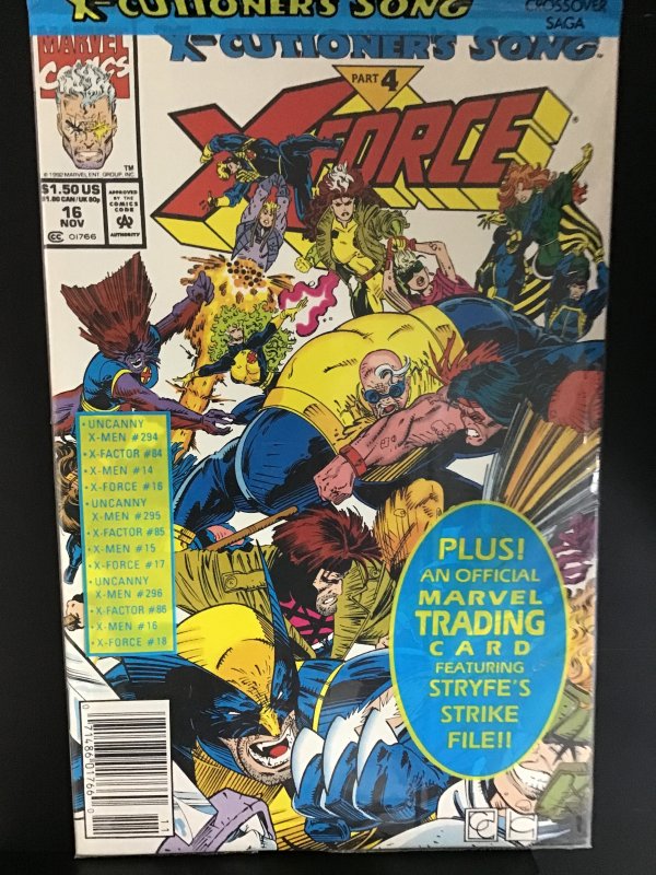 X-Force #16 (1992) Unopened Bag!